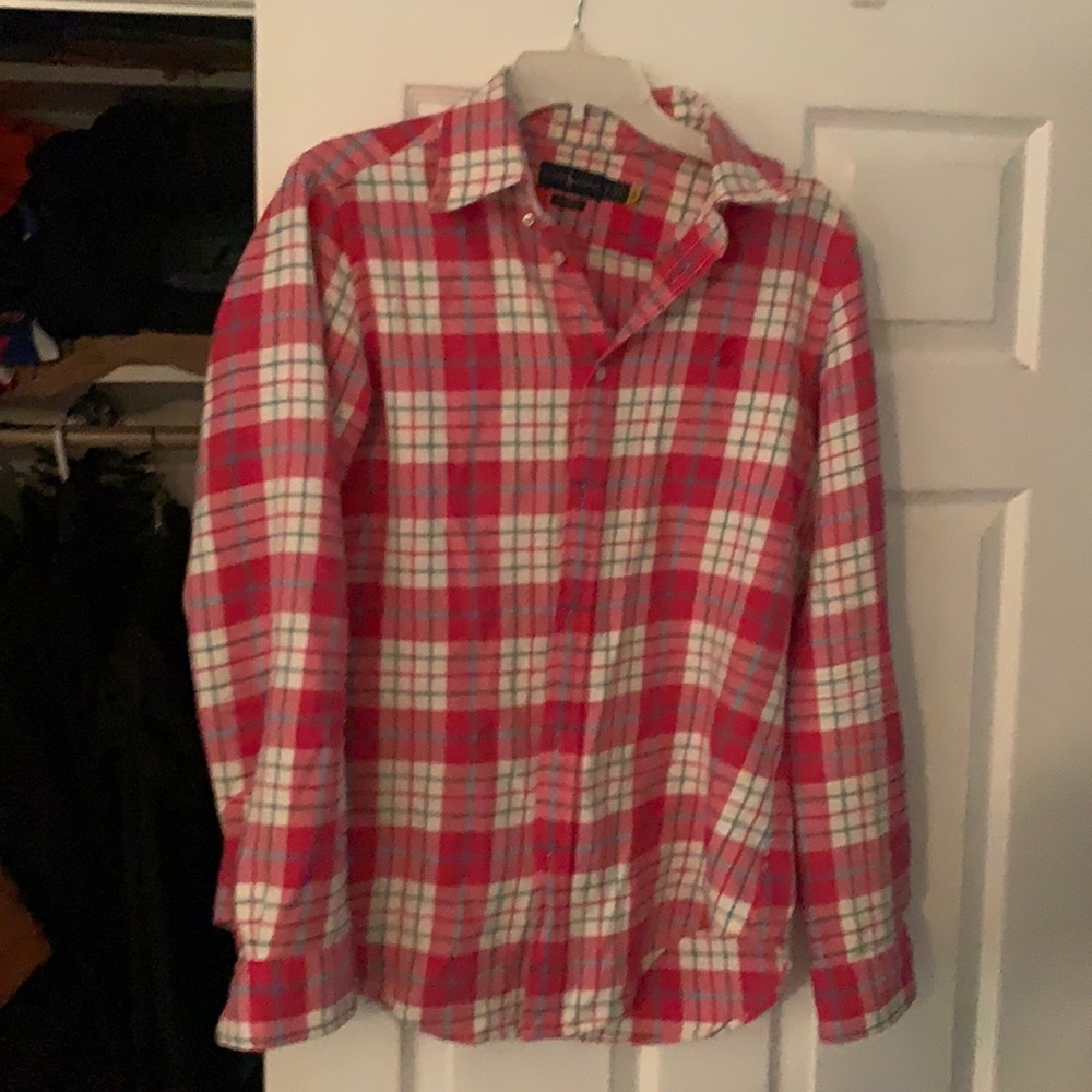 Polo Ralph Lauren large plaid flannel long sleeve shirt
